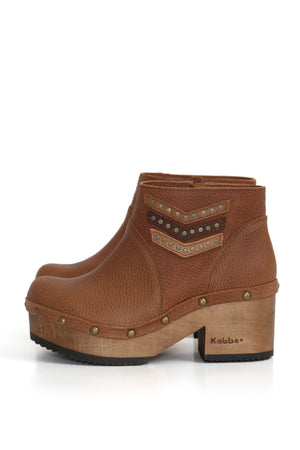 BOTIN MUJER KEBBA PLATAFORMA COLOR CAFE