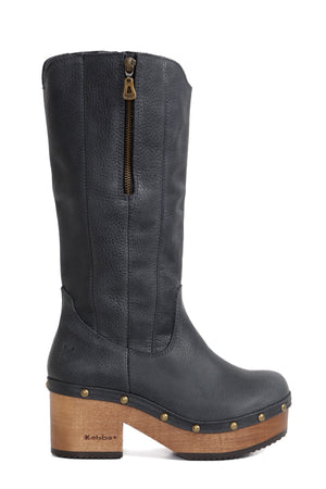 BOTA MUJER - BUA BESARION FLOATER WAX NEGRO