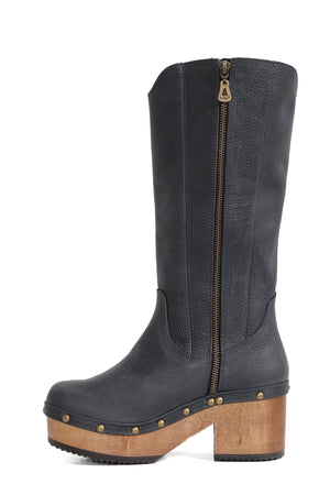 BOTA MUJER - BUA BESARION FLOATER WAX NEGRO