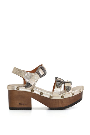 SANDALIA MUJER - BUA PAINE COBRA NIQUEL