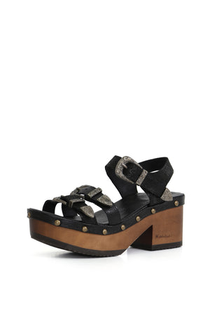 SANDALIA MUJER - BUA PAINE DFO43/FLOATER NEGRO