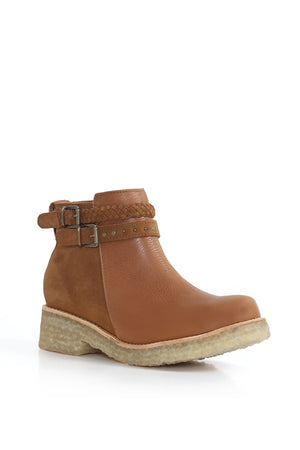 BOTIN MUJER - CREPE CALIXTO TEXAS/RENOB. TOSTADO