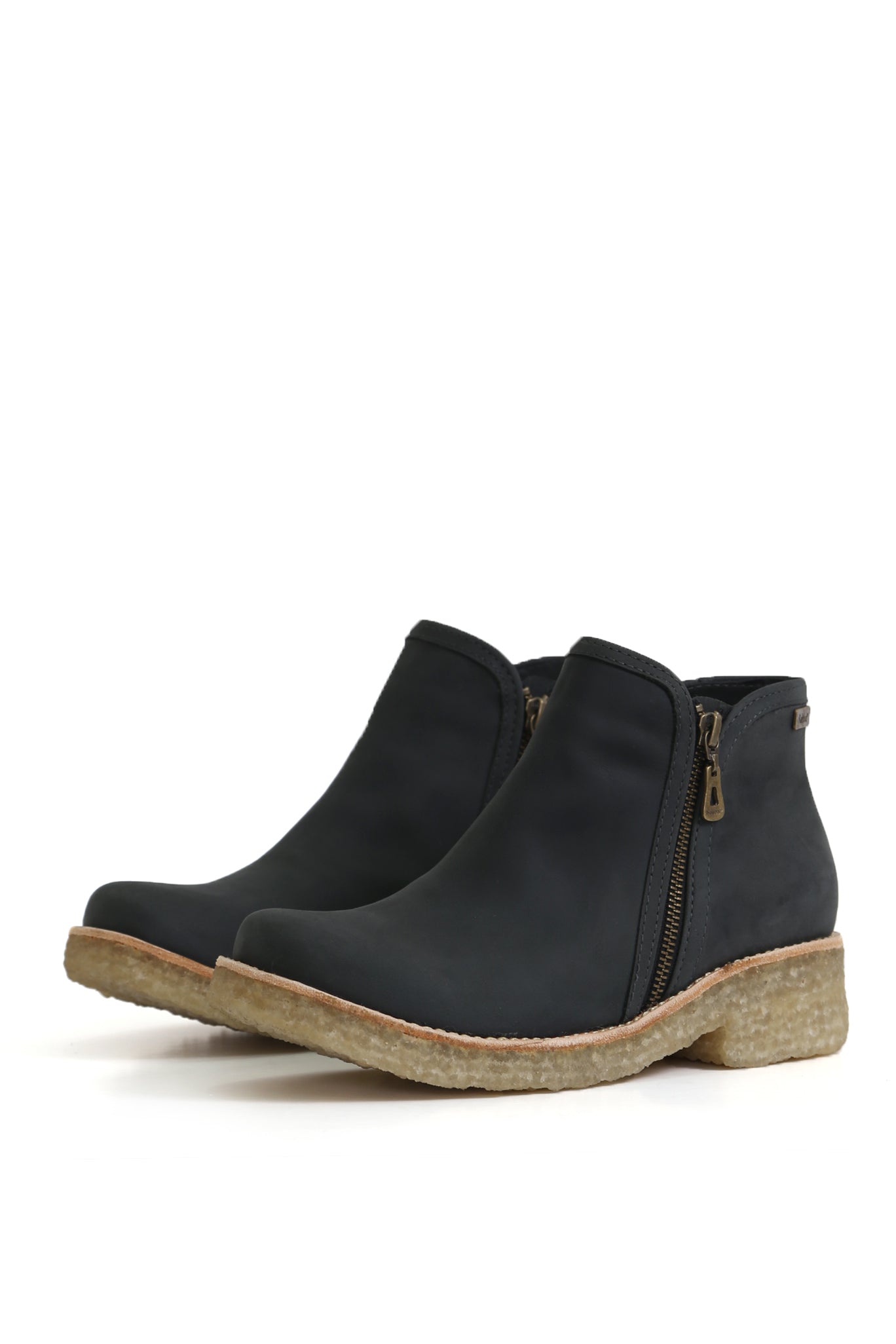 BOTIN MUJER - CREPE CANDIDO WEST NEGRO