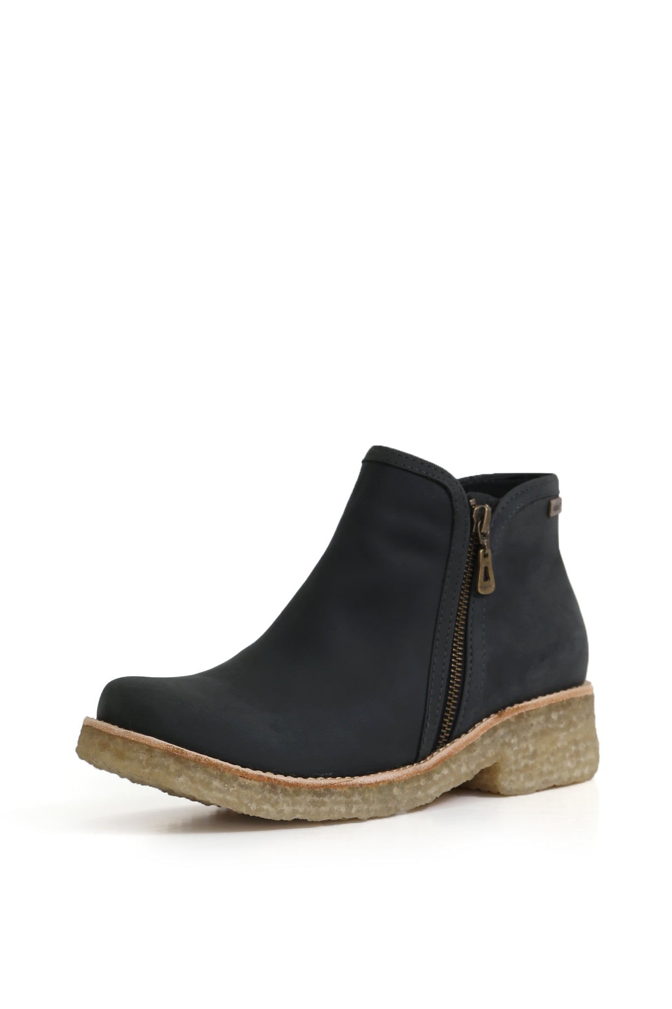 BOTIN MUJER - CREPE CANDIDO WEST NEGRO
