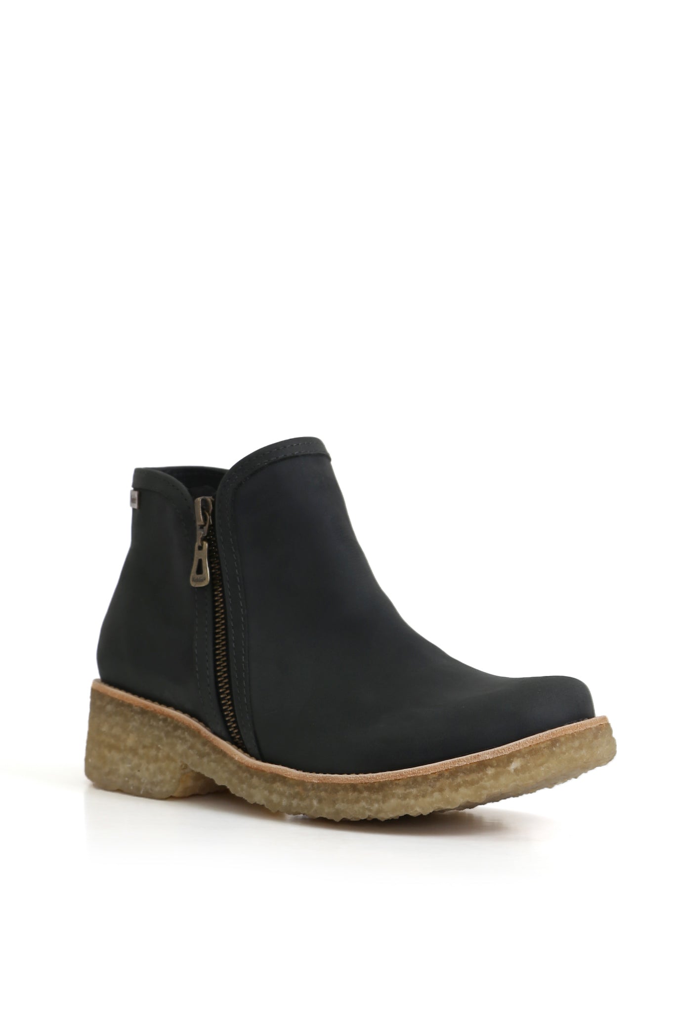 BOTIN MUJER - CREPE CANDIDO WEST NEGRO