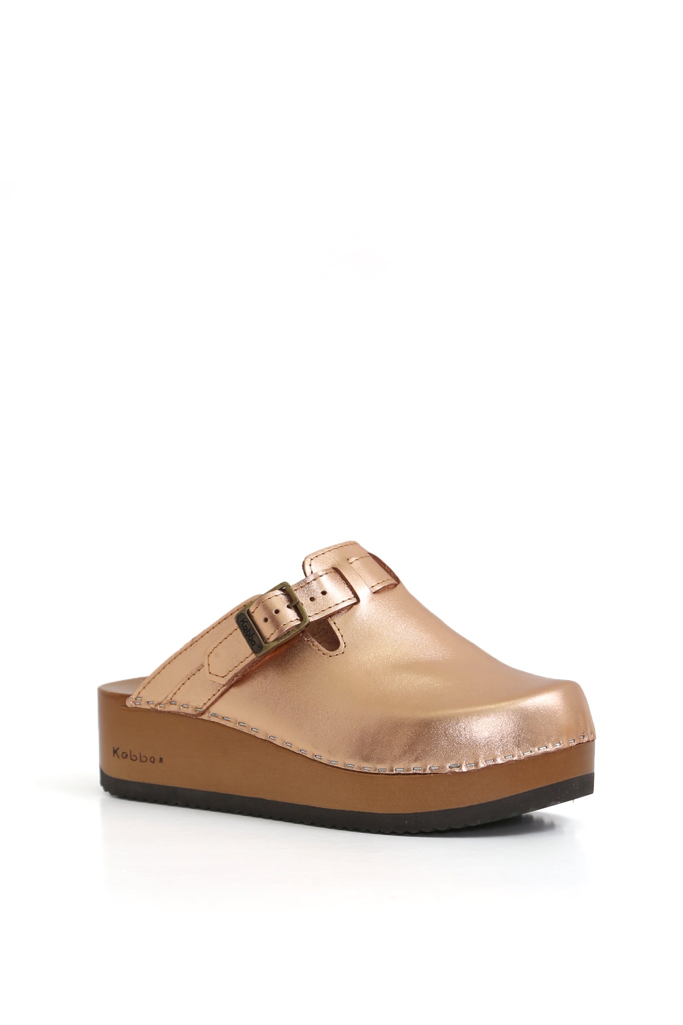 ZUECO MUJER - KEBBA RIEMEN METAL COBRE