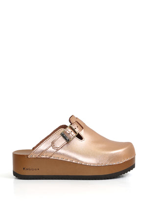 ZUECO MUJER - KEBBA RIEMEN METAL COBRE