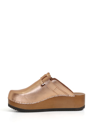 ZUECO MUJER - KEBBA RIEMEN METAL COBRE