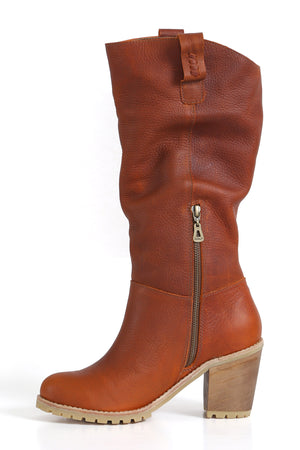 BOTA MUJER - LUCIANA LAZARO TEXAS BERMELLON