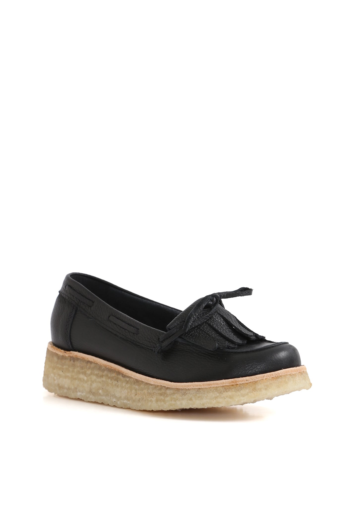 MOCASIN MUJER - MAR MARINA FLOATER NEGRO