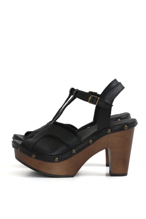 SANDALIA MUJER - MILAN MAITE FLOATER NEGRO
