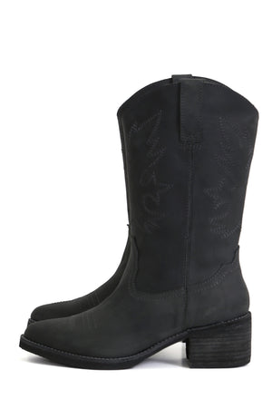 BOTA MUJER - NICOLASA NACHO WEST NEGRO
