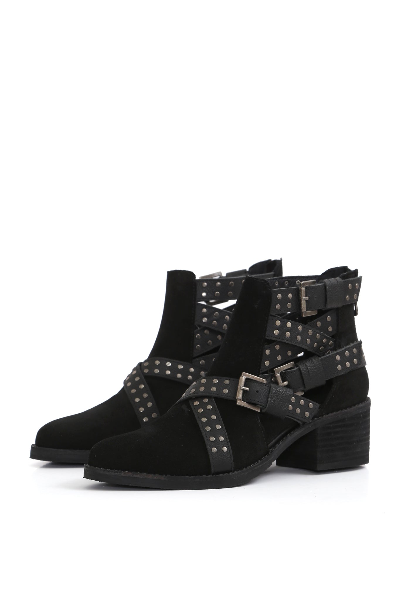BOTIN MUJER - NICOLASA NORMANDÍA RENOB/GAUCH. NEGRO