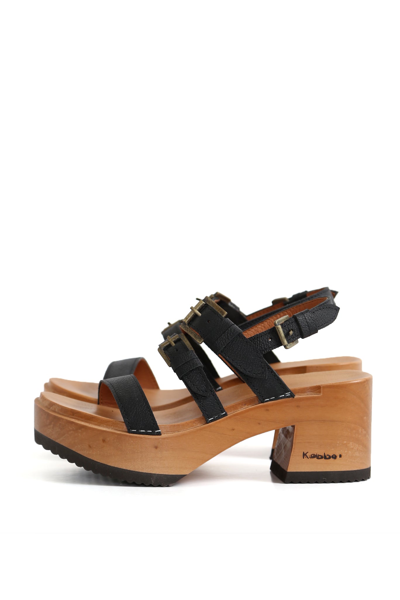 SANDALIA MUJER - PAJARO PENELOPE GAUCHO NEGRO