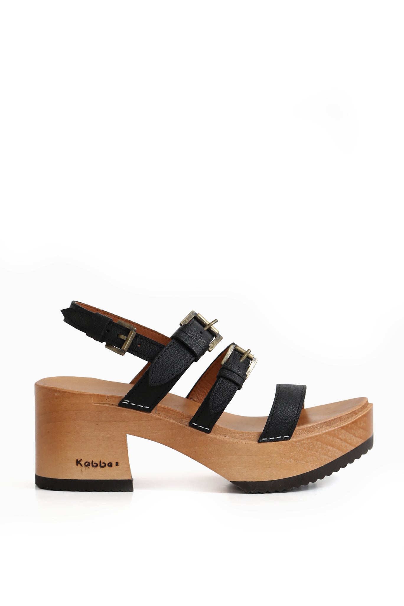 SANDALIA MUJER - PAJARO PENELOPE GAUCHO NEGRO