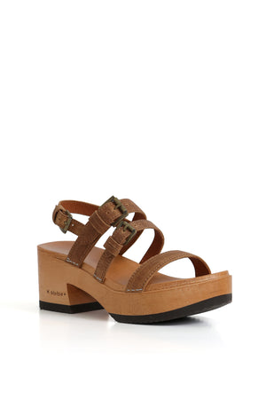 5.	Sandalia marrón artesanal con diseño anatómico y acabado rústico Gaucho.