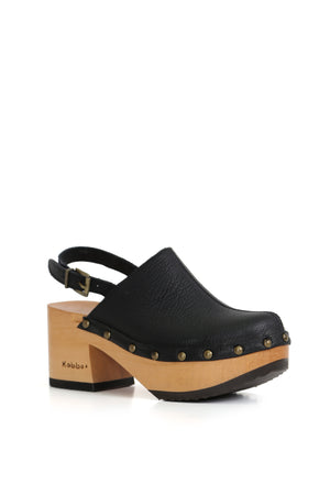 ZUECO MUJER - PAJARO PEPA ROMA NEGRO