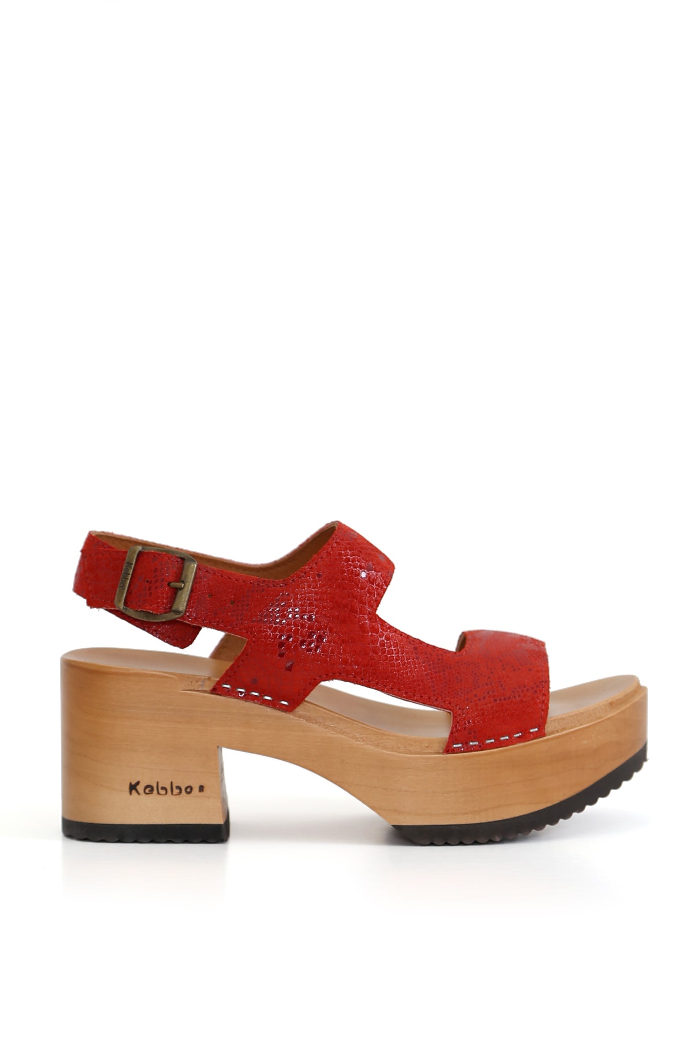 SANDALIA MUJER - PAJARO PIERA DFO 43 ROJO
