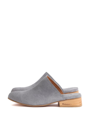 ZUECO TIPO MULE - POINT AMPARO RENOBUK PERLA