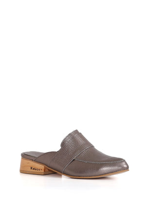 Kebba Andorra peltre, sandalia artesanal con planta Point cómoda de 3,5 cm