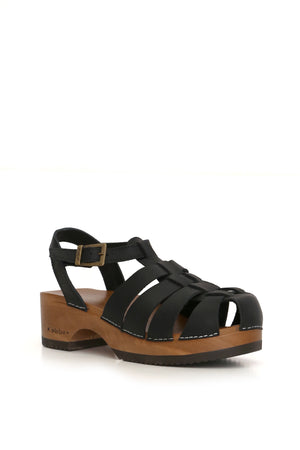 SANDALIA MUJER - CLOC LARA TEXAS NEGRO