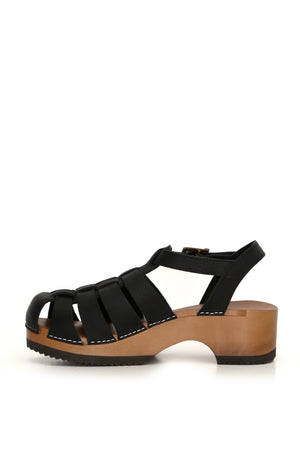 SANDALIA MUJER - CLOC LARA TEXAS NEGRO