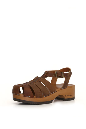 SANDALIA MUJER - CLOC LARA TEXAS TOSTADO