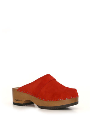 ZUECO MUJER - LOC NESTOR RENOBUK ROJO