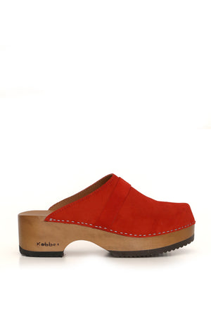 ZUECO MUJER - LOC NESTOR RENOBUK ROJO