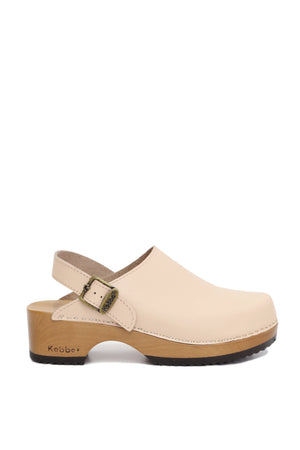 Zuecos mujer Kebba Milano damasco con planta anatómica y diseño versátil, zuecos de mujer para vestir