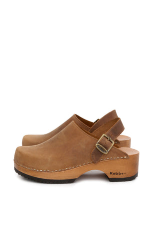 ZUECO MUJER - CLOC TRABA WEST BRANDY