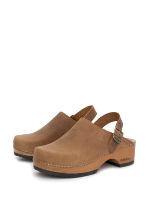 ZUECO MUJER - CLOC TRABA WEST BRANDY