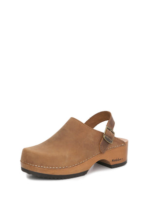 ZUECO MUJER - CLOC TRABA WEST BRANDY