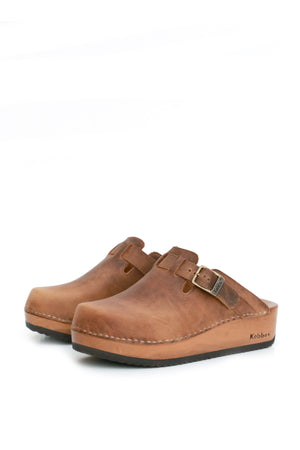 ZUECO MUJER - KEBBA RIEMEN WEST BRANDY