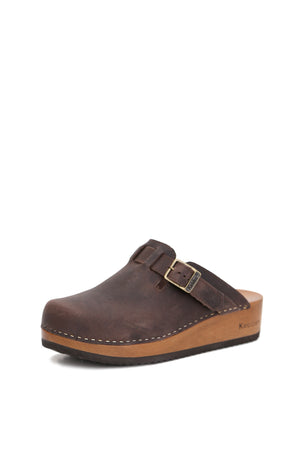 ZUECO MUJER - KEBBA RIEMEN WEST CHOCOLATE