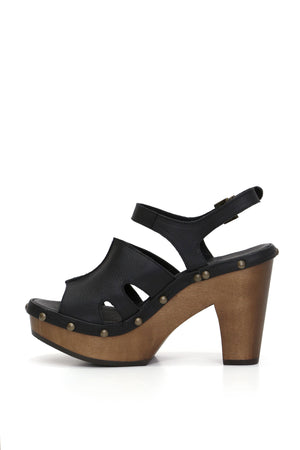 SANDALIA MUJER - MILAN MANUELA TEXAS NEGRO