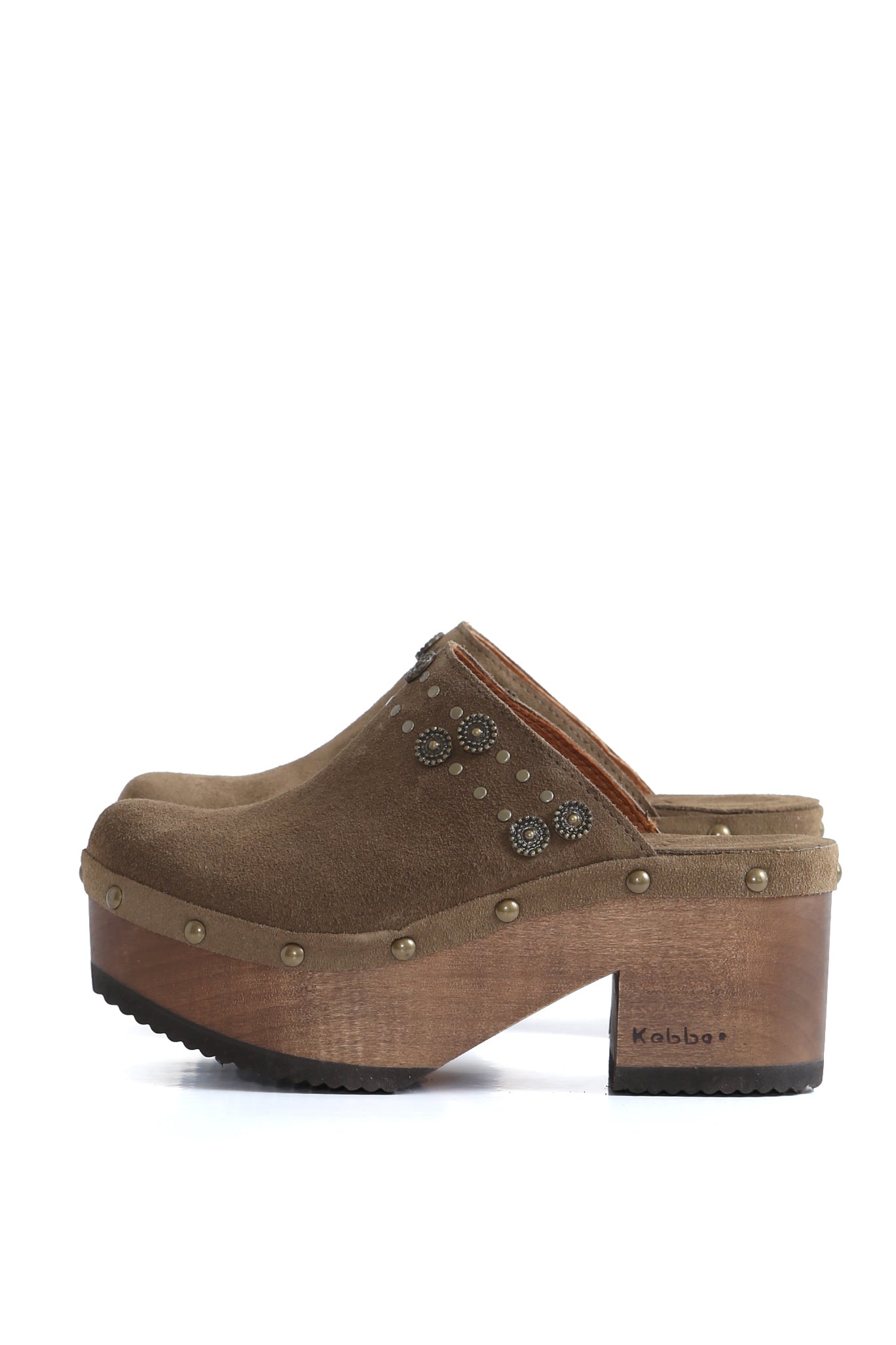 ZUECO MUJER - BUA BELICE RENOBUK TAUPE