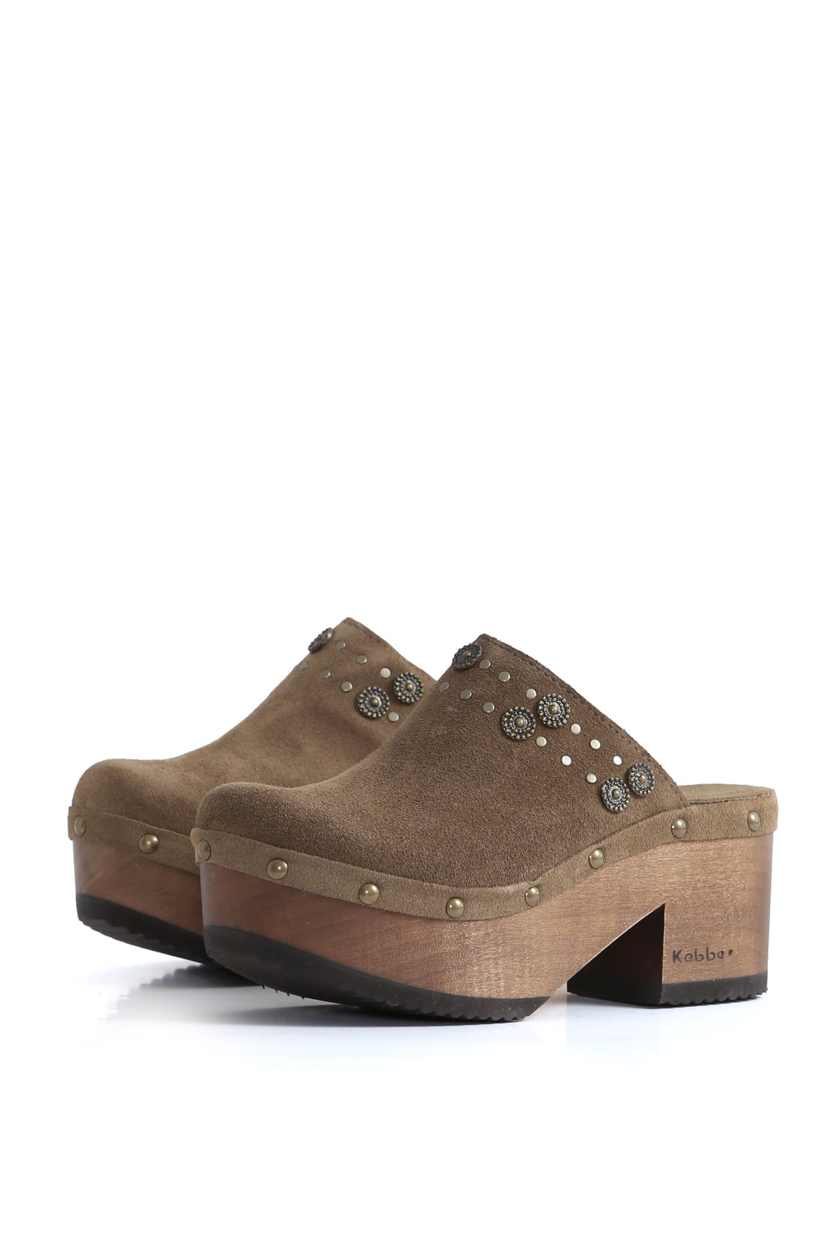 ZUECO MUJER - BUA BELICE RENOBUK TAUPE