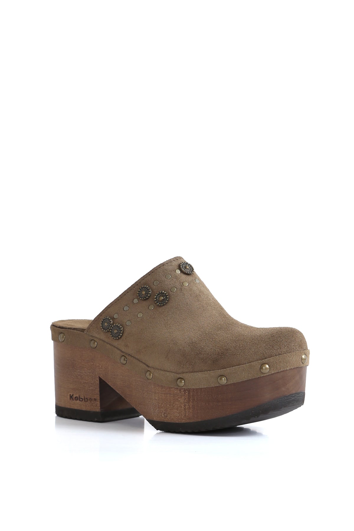 ZUECO MUJER - BUA BELICE RENOBUK TAUPE