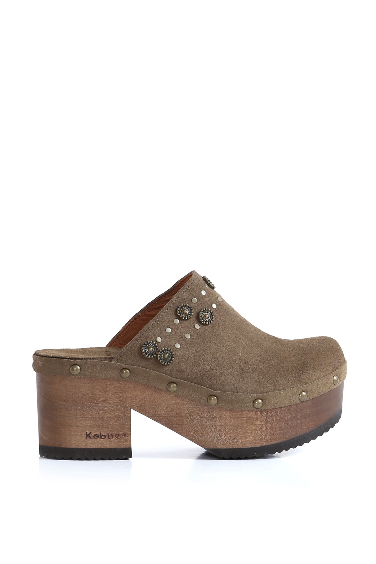 ZUECO MUJER - BUA BELICE RENOBUK TAUPE