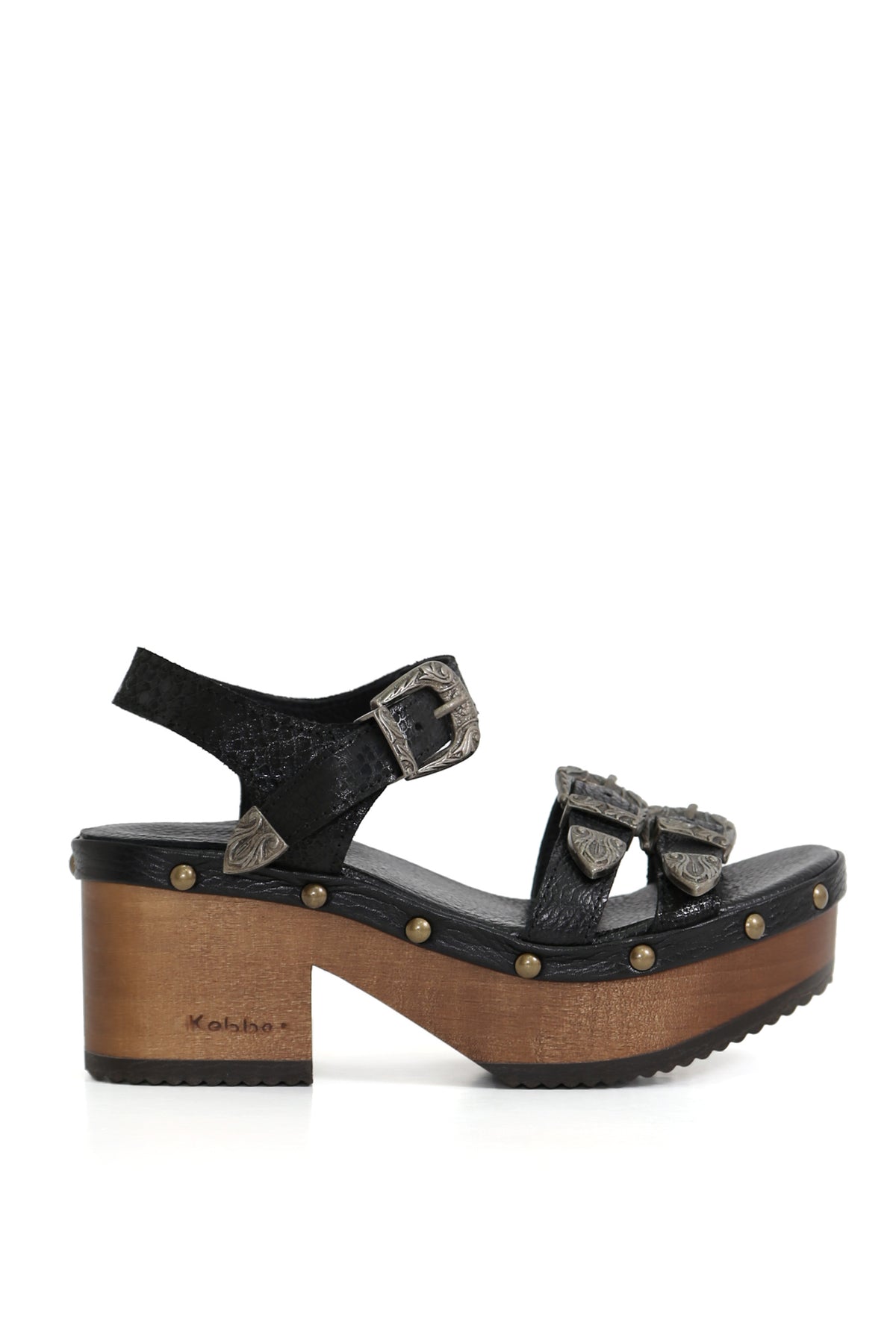 SANDALIA MUJER - BUA PAINE DFO43/FLOATER NEGRO