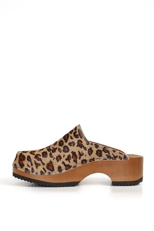 ZUECO MUJER - CLOC CLOC LEOPARD BEIGE