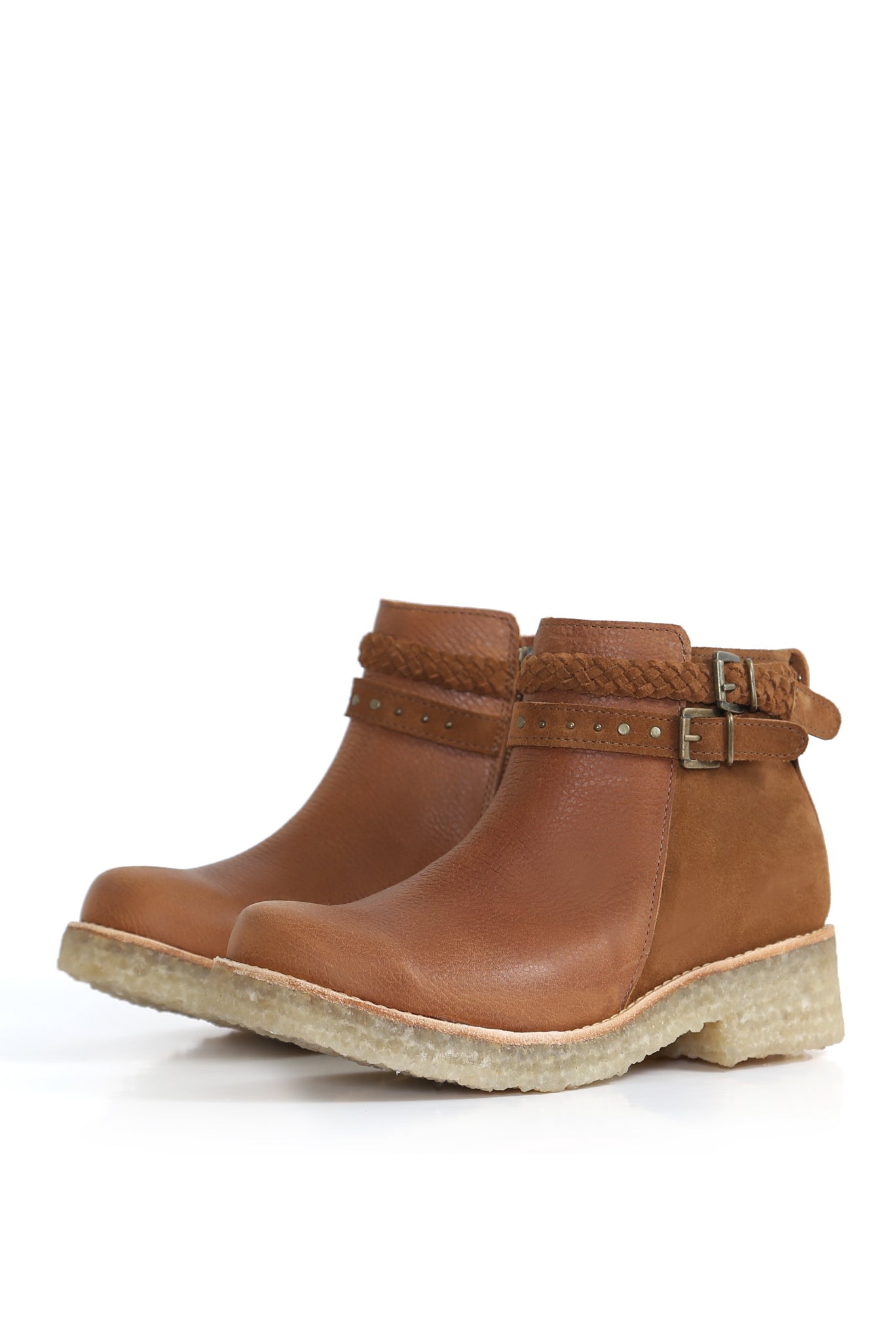 BOTIN MUJER - CREPE CALIXTO TEXAS/RENOB. TOSTADO