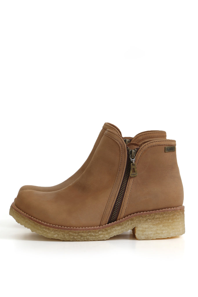 BOTIN MUJER - CREPE CANDIDO WEST BRANDY