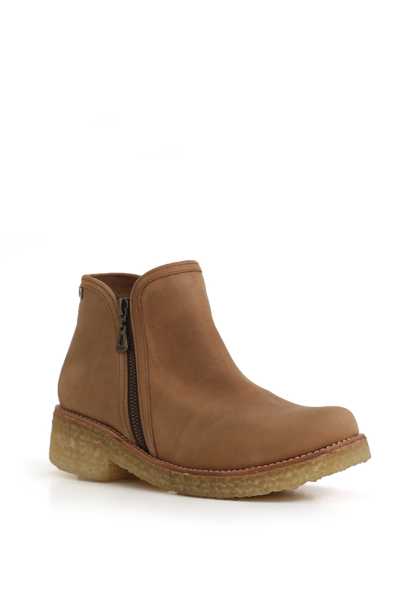 BOTIN MUJER - CREPE CANDIDO WEST BRANDY