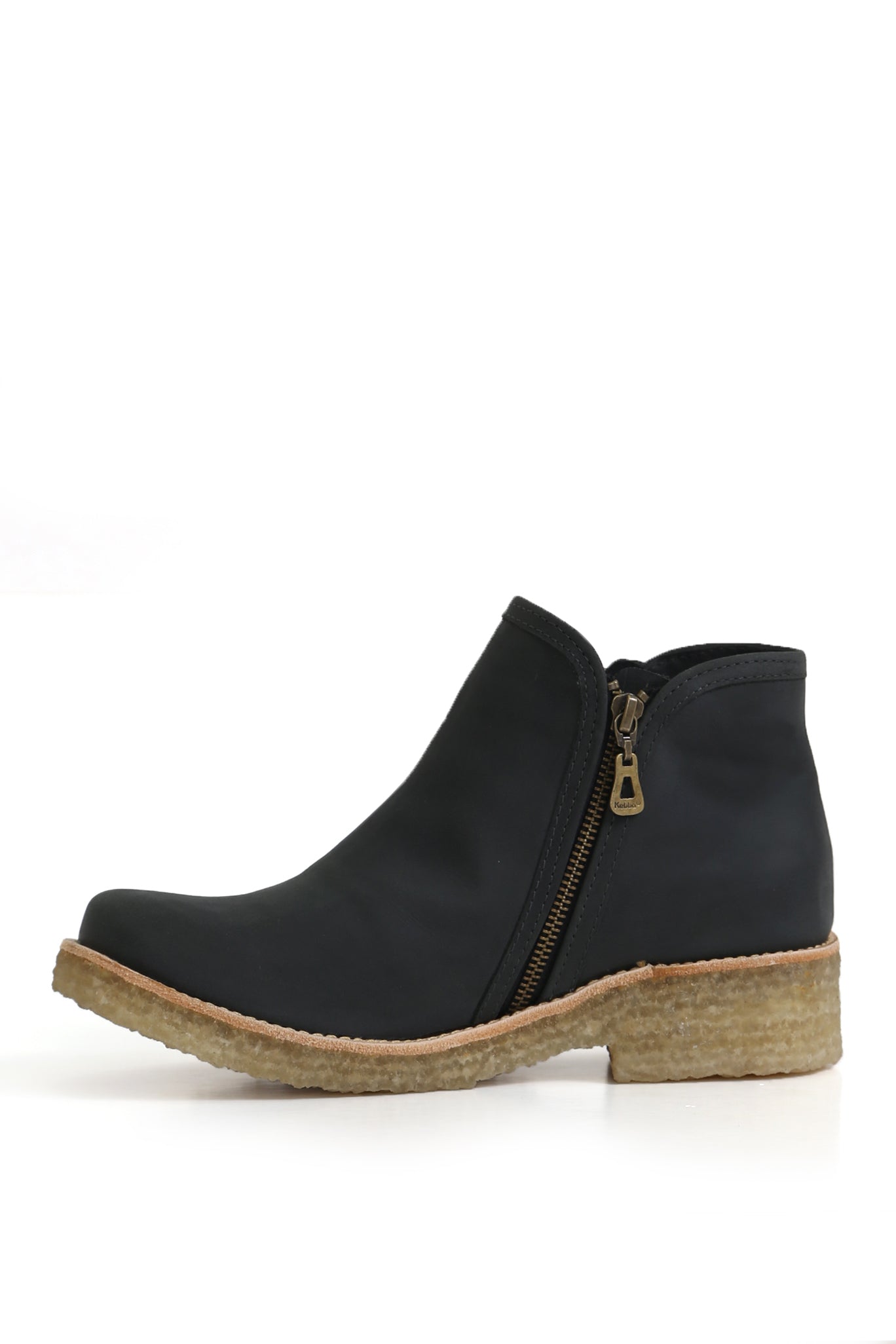 BOTIN MUJER - CREPE CANDIDO WEST NEGRO
