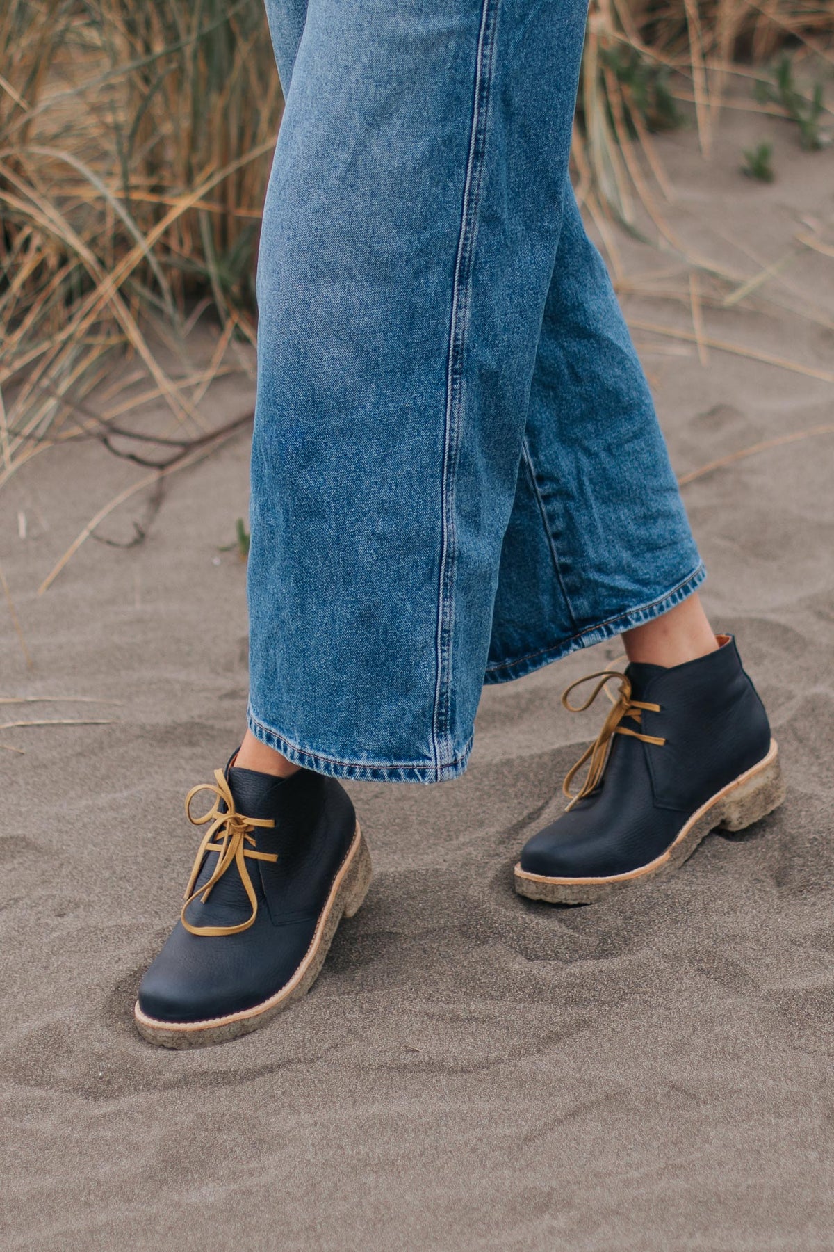 BOTIN MUJER - CREPE CIPRIANO FLOATER AZUL