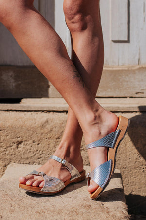 SANDALIA MUJER - DK GLORIA COBRA ESPEJO