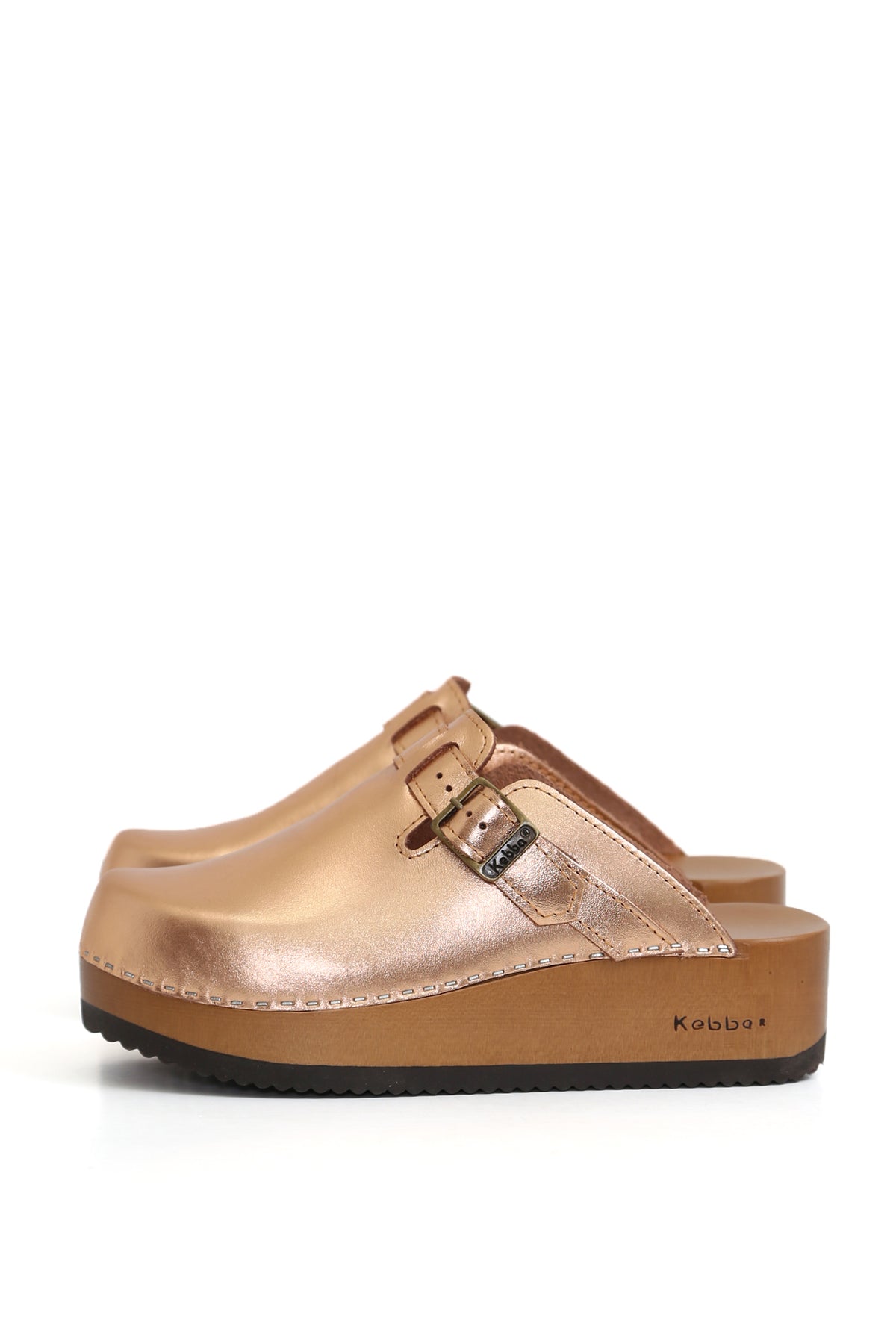 ZUECO MUJER - KEBBA RIEMEN METAL COBRE