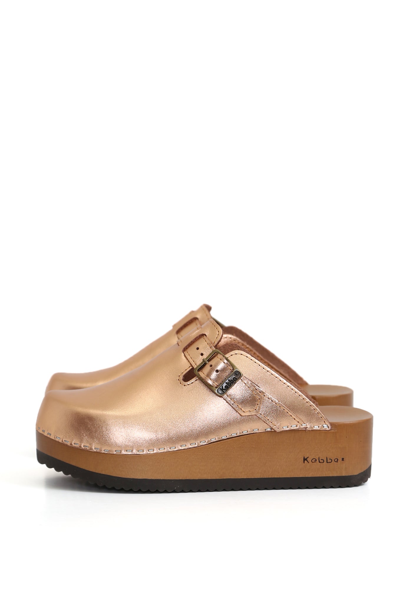 ZUECO MUJER - KEBBA RIEMEN METAL COBRE